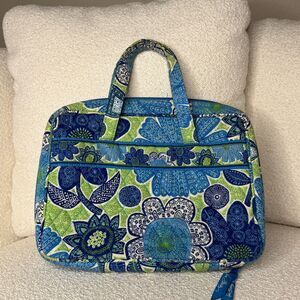 Vera Bradley Book Bible Cover Daisy Doodle Zip Double Handle